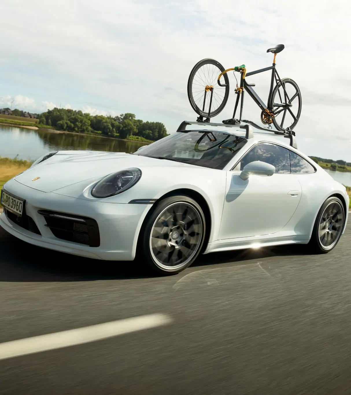 Porte-vélos avec support pour roue avant PORSCHE SHOP