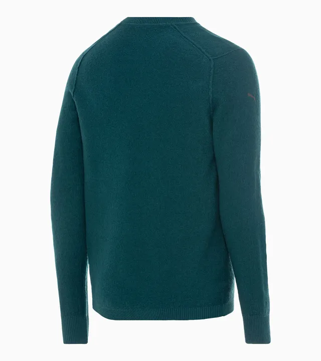 Porsche Design Tech store Rib Crew Long Sleeve Sweater - Mist Green (New with Tags)