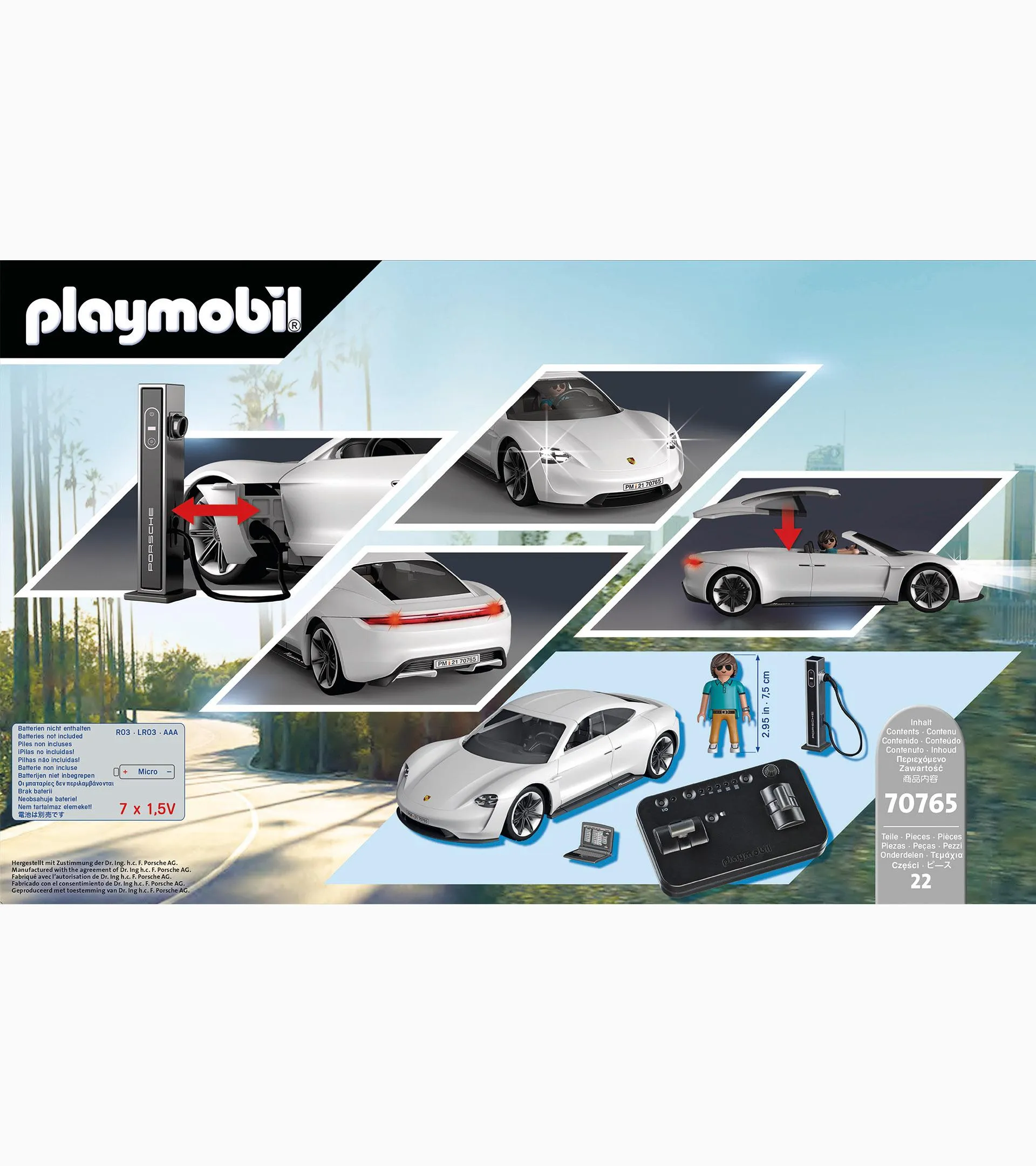 Amazon.com: Playmobil The Movie Rex Dasher's Porsche Mission