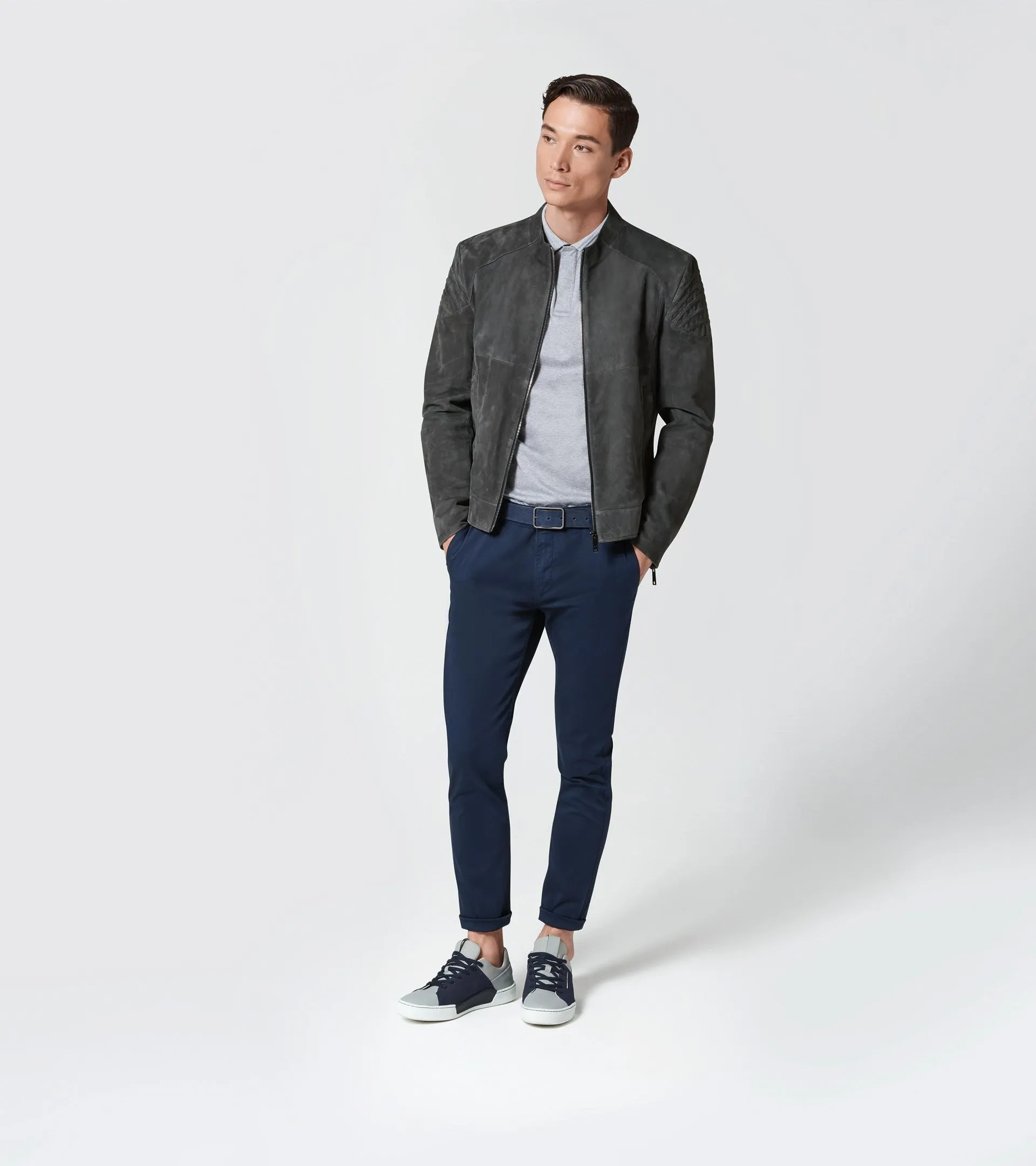 ジャケット・アウター 23aw S'yte WASHED NYLON MOTOR CYCLECOAT WASHED HIGH-DENSITY NYLON TWILL MOTOR CYCLE COAT(M Black): S