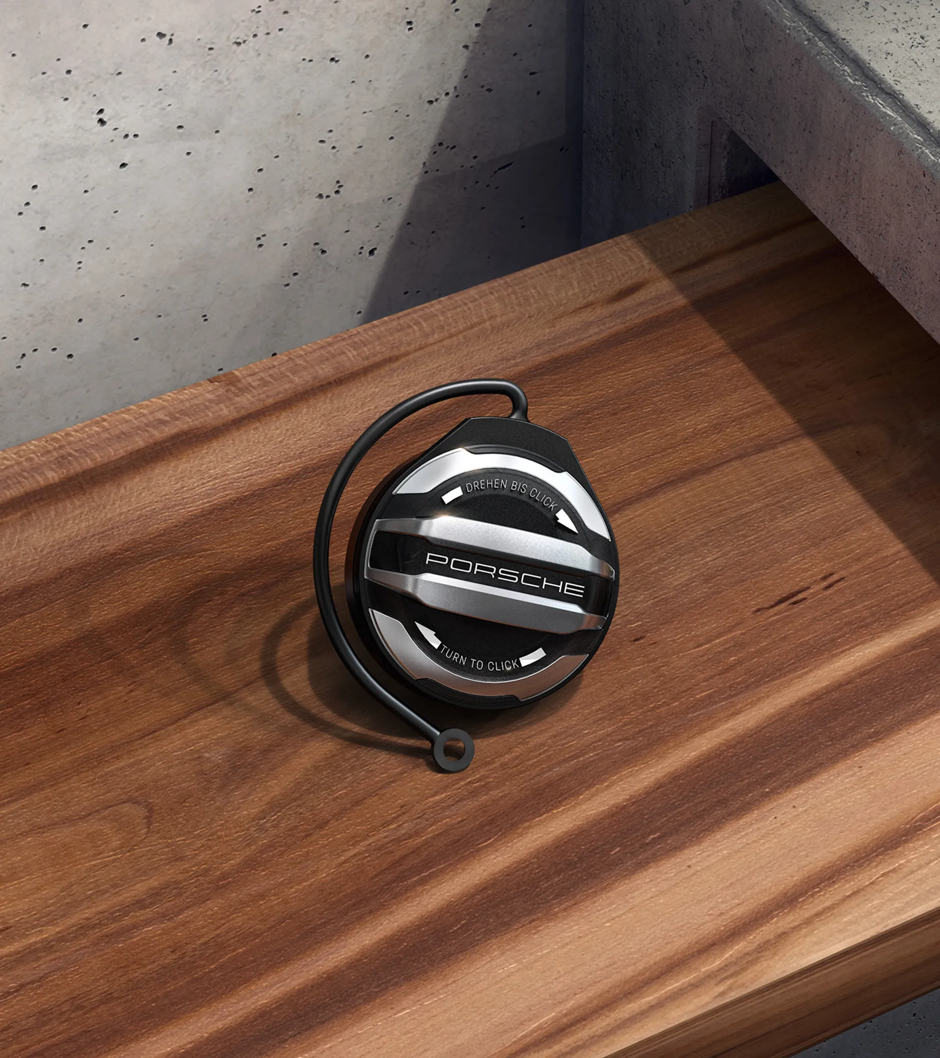 Porsche fuel tankcap aluminumlookポルシェ997 Porsche Exclusive