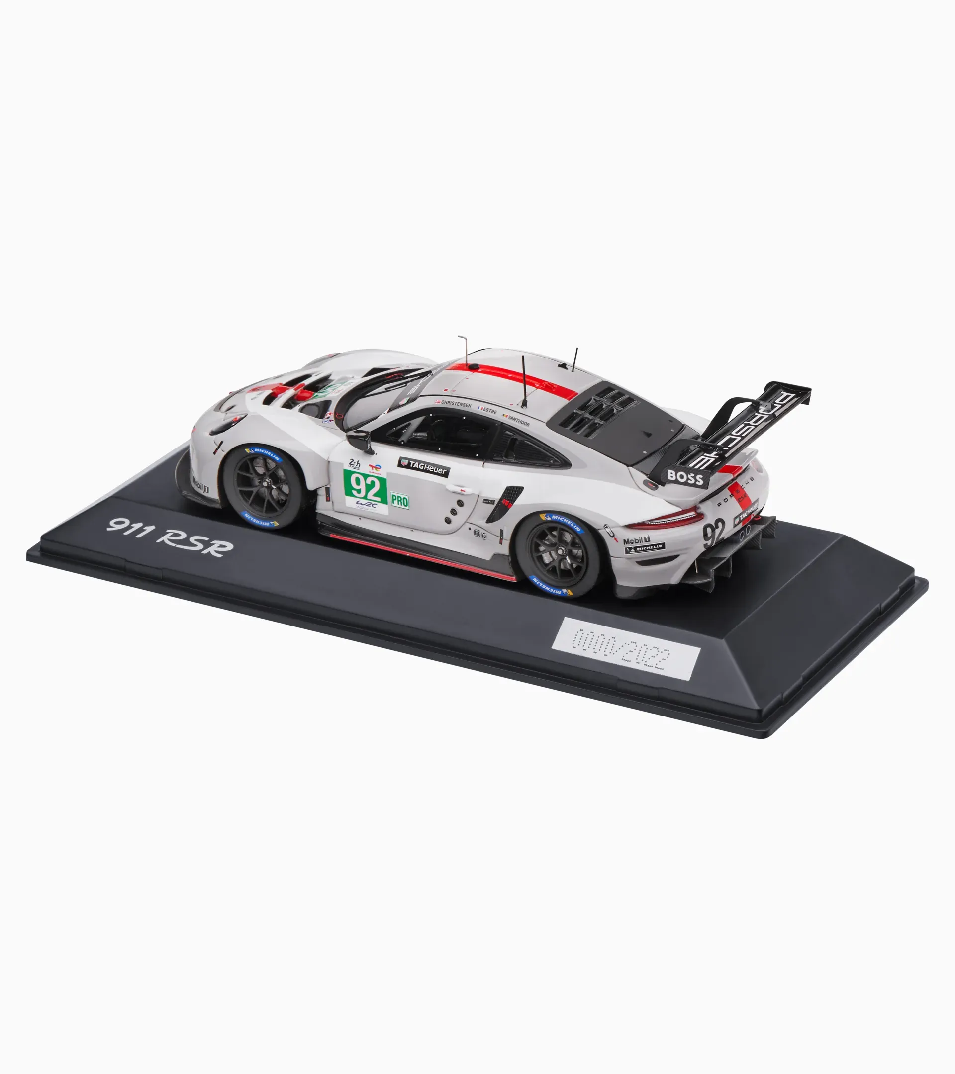 【MINICHAMPS】Porsche 911 RSR #92 24H 2018 IXO 2018 Porsche 911 (991) GT3 RSR #92, 24h Le Mans 1:18 *BRAND