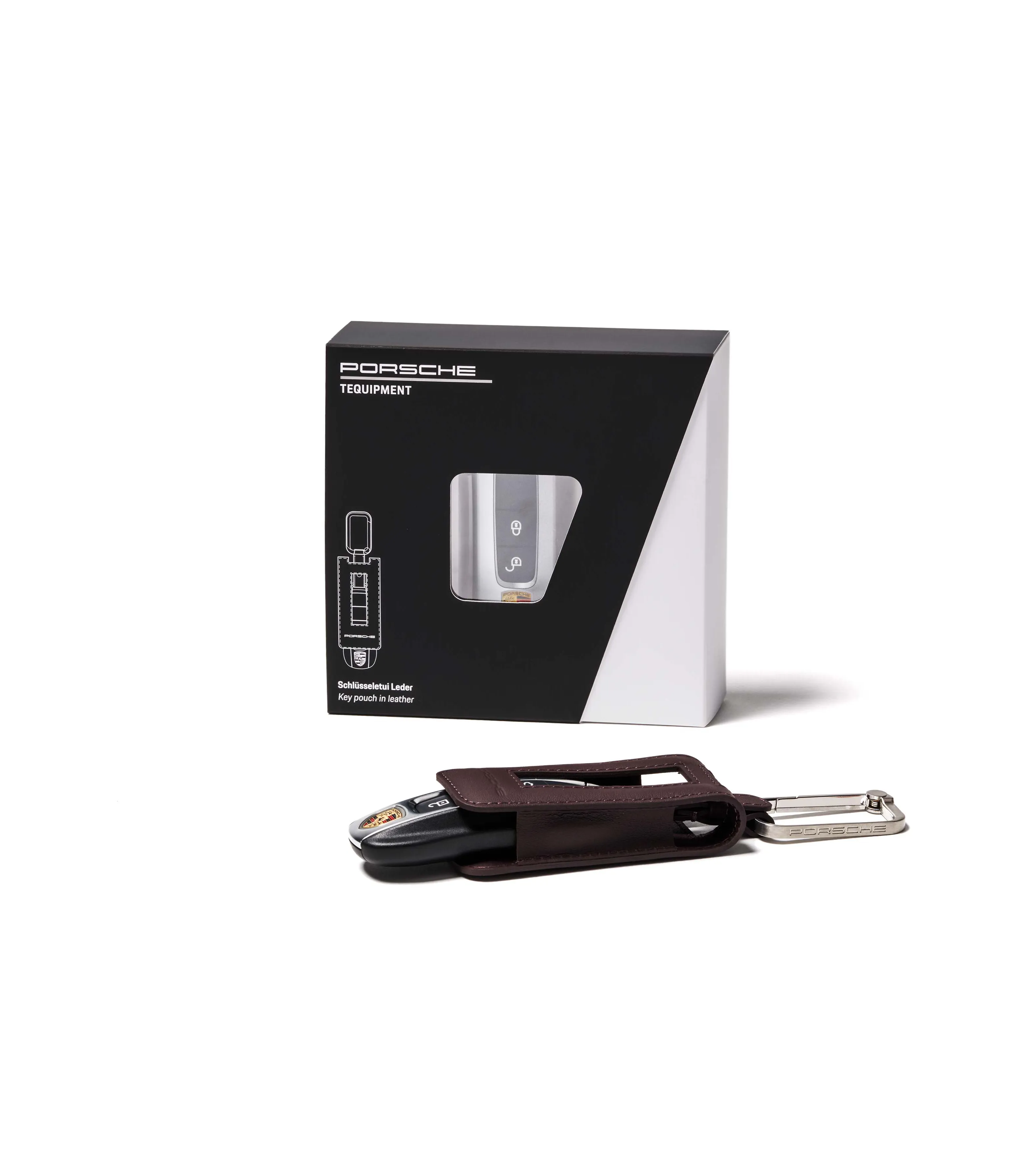 Key pouch in leather - 911/Cayenne/Panamera/Taycan | PORSCHE